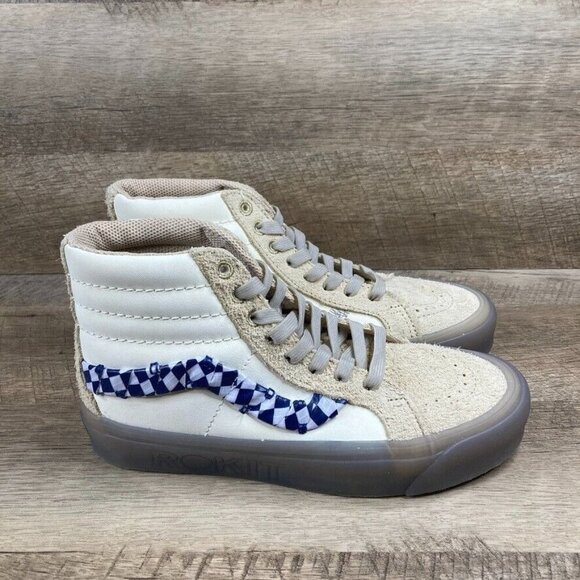 VANS Rokit x Sk8-Hi 38 DX WS Translucent Pebble Beige Mens 5.5 Womens 6.5 NEW - Picture 2 of 12